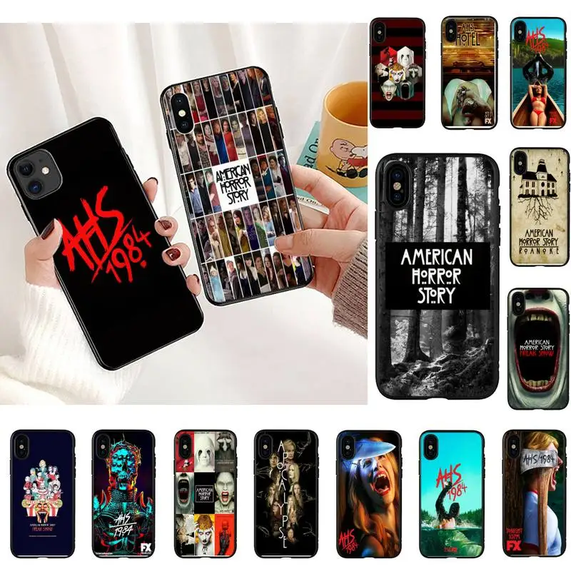 TV American Horror Story AHS 1984 Art Phone Case For iPhone 11 8 7 6S Plus 7 plus 8 plus X XS MAX 5 5S XR 12 11 Pro max se 2020