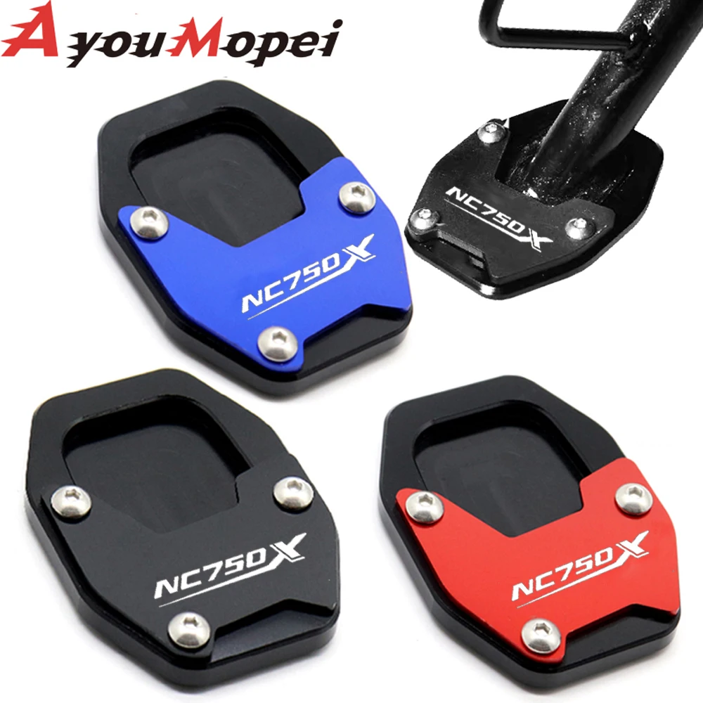 

Для Honda NC750X NC750 X 2021 2022 аксессуары для мотоциклов CNC sidnand Pad Plate Kickstand увеличитель поддерживающий удлинитель