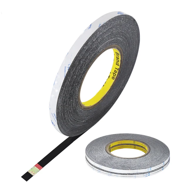 1-10mm 50m Czarna mocna naklejka Ultra cienka dwustronna taśma samoprzylepna do naprawy wyświetlacza LCD telefonu komórkowego Digitizer
