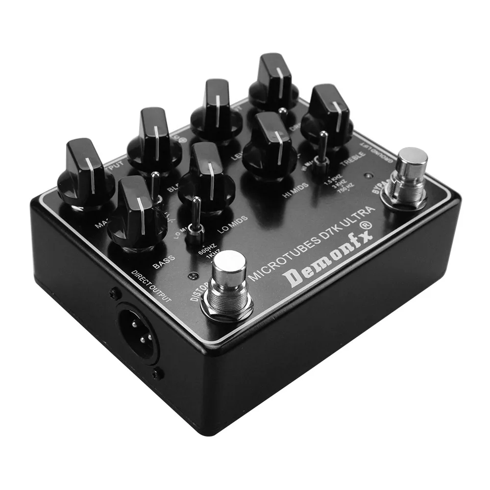 DemonFX-Bass Preamp Pedal, High Quality, Microtubes D7K Ultra V2