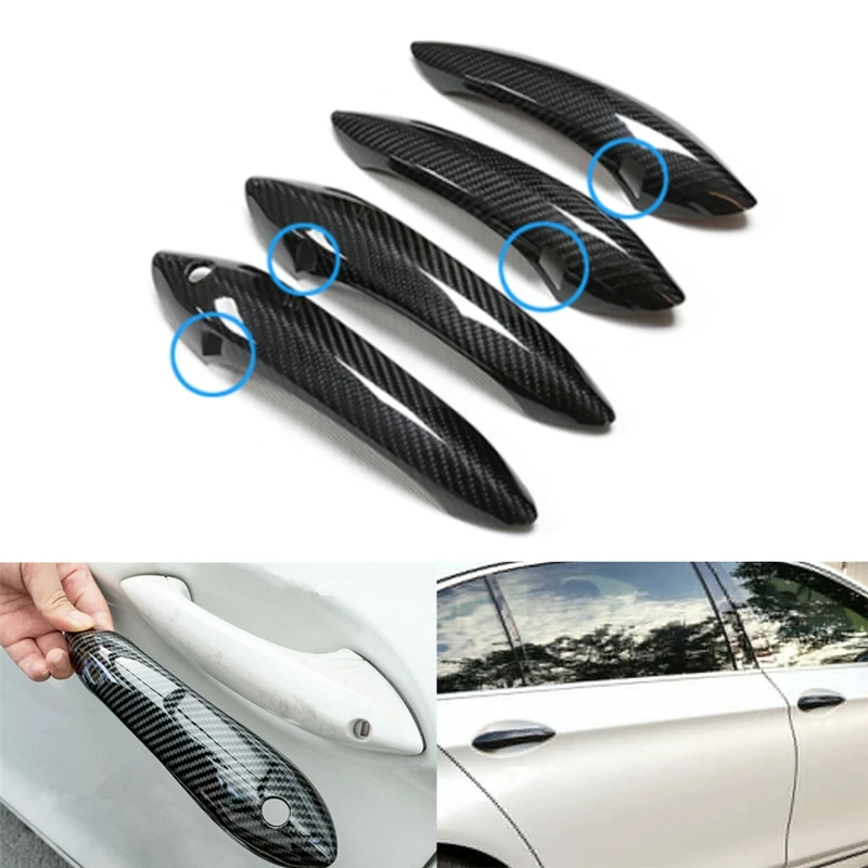 

100% Real Carbon Fiber Car Outer Door Handle Cover for BMW 5 6 7 GT M5 M6 F10 F06 F12 F13 F20 F22 F07 F01 F03 F04 F06 Accessorie