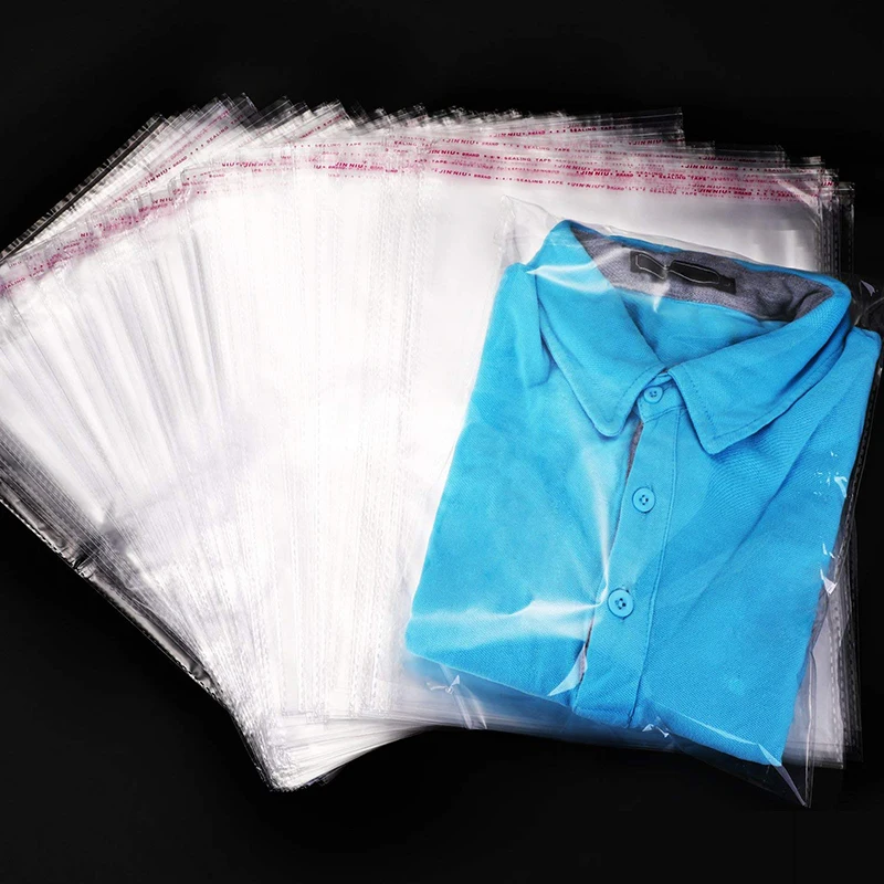 Transparent Plastic Self adhesive Cellophane bags Clear Thick Self Sealing Small Gift jewelry Packing Resealable poly OPP Bag