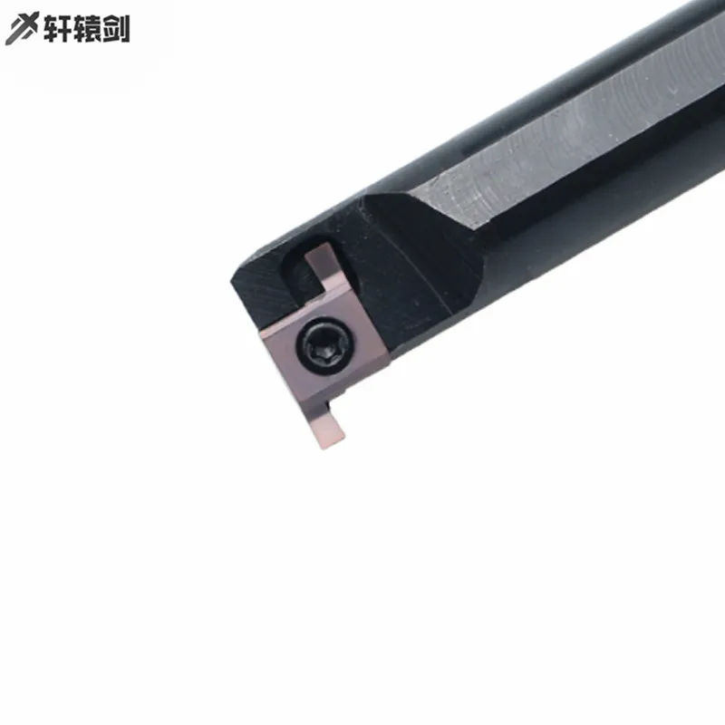 Portaherramientas de torno de ranurado interno, S12M, SNGR08, H12M, SNGL08, CNC, microholefor Indexable de inserción, 8GR, 1 unidad