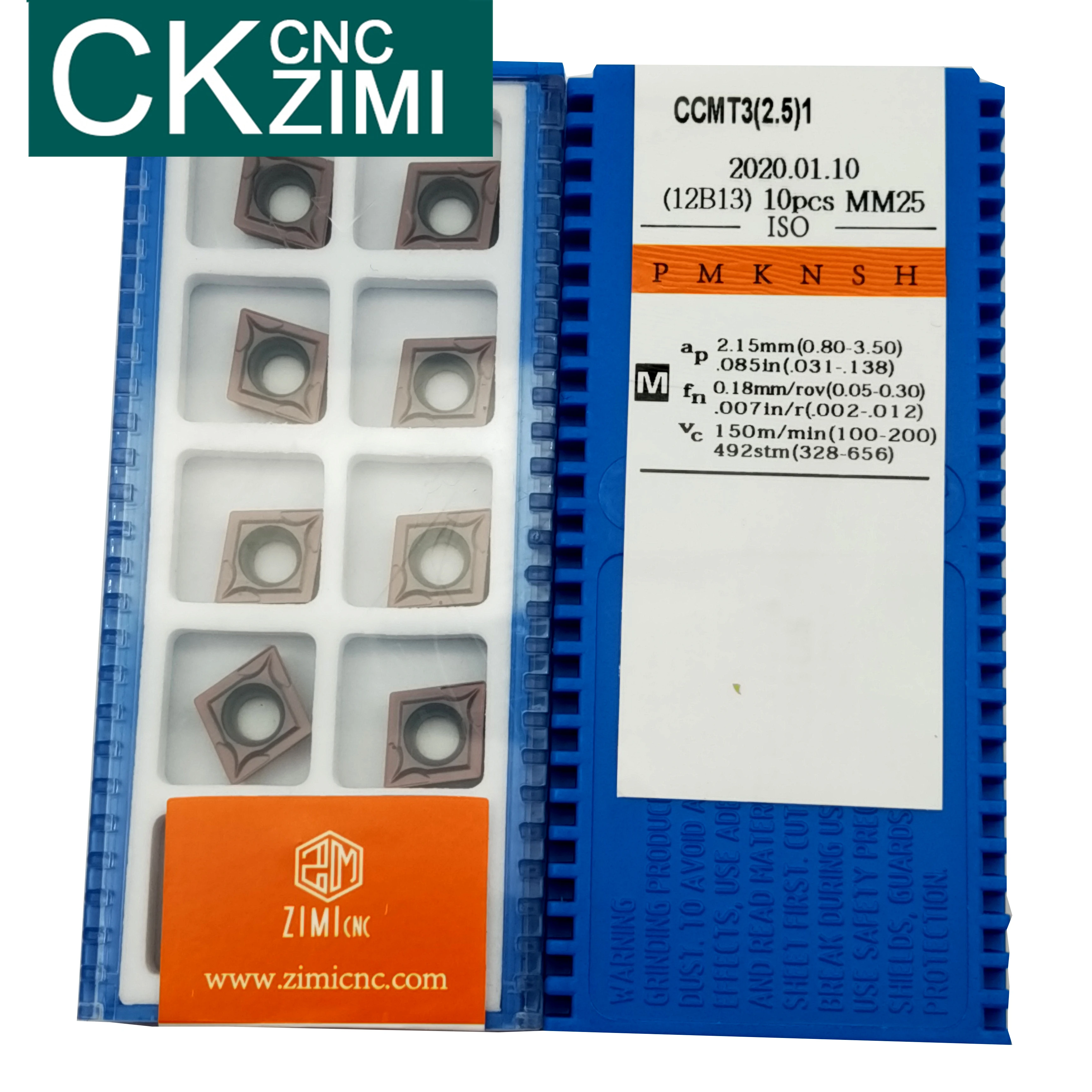 10 Chiếc CCMT09T304 CCMT32.51carbide Chèn Nội Bộ Dụng Cụ Xoay Mặt Cấp Cối Xay Tiện Dụng Cụ CCMT Dao Phay CNC Công Cụ