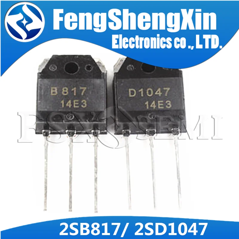 2SB817 2SD1047 TO-3P D1047 B817 transistores de potencia TO-247