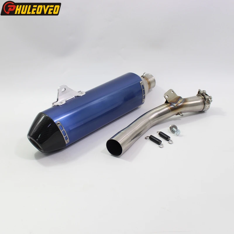 Motorcycle Exhaust Link Pipe for Yamaha YZ250FX 2015-2019 YZ250F 2014-2018 WR250F 2015-2019 Motorbike Muffler Mid Link Pipe