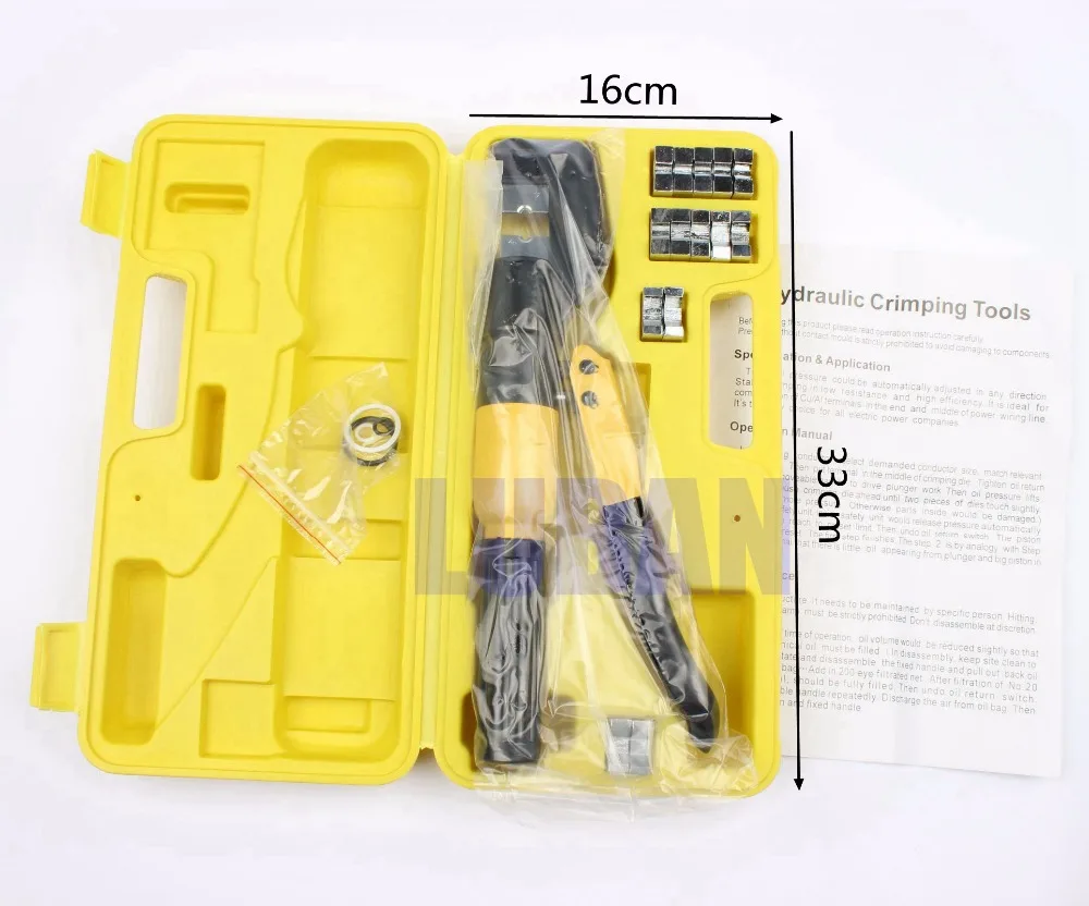 Cable lug Hydraulic Crimping Tool Hydraulic Crimping Plier Hydraulic Compression Tool YQK-70 Range 4-70MM2 Pressure 5-6T