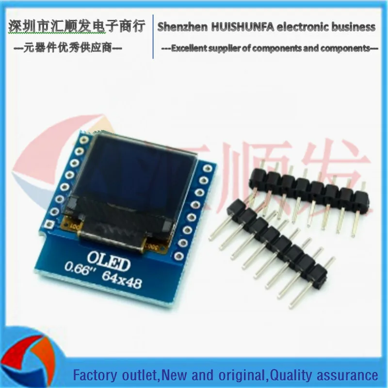 Módulo de pantalla OLED de 0,66 pulgadas, módulo LCD, interfaz ici2c para D 1 MINI