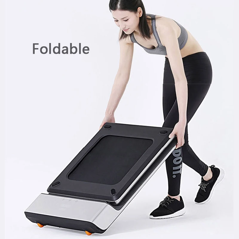 Indoor Mini Treadmill Fitness For Home Without Handrail Electrical Mute Smart Foldable Walking Machine Body Building Equipment