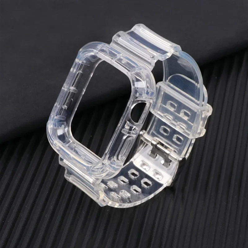 

Silicone Strap For Apple Watch Band 44mm 40mm 38mm 42mm Smartwatch Rubber Watchband Correa Bracelet iWatch 3 4 5 6 Se 7 45 41 Mm