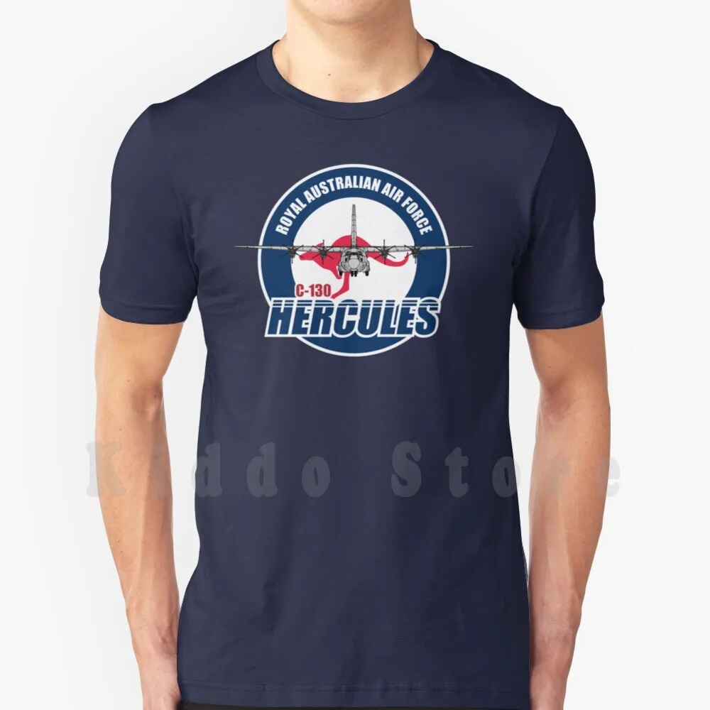 C-130 Hercules Raaf T Shirt DIY Big Size 100% Cotton C130 C130 Hercules Herc The Her Royal Australian Air Force Raaf Hercules