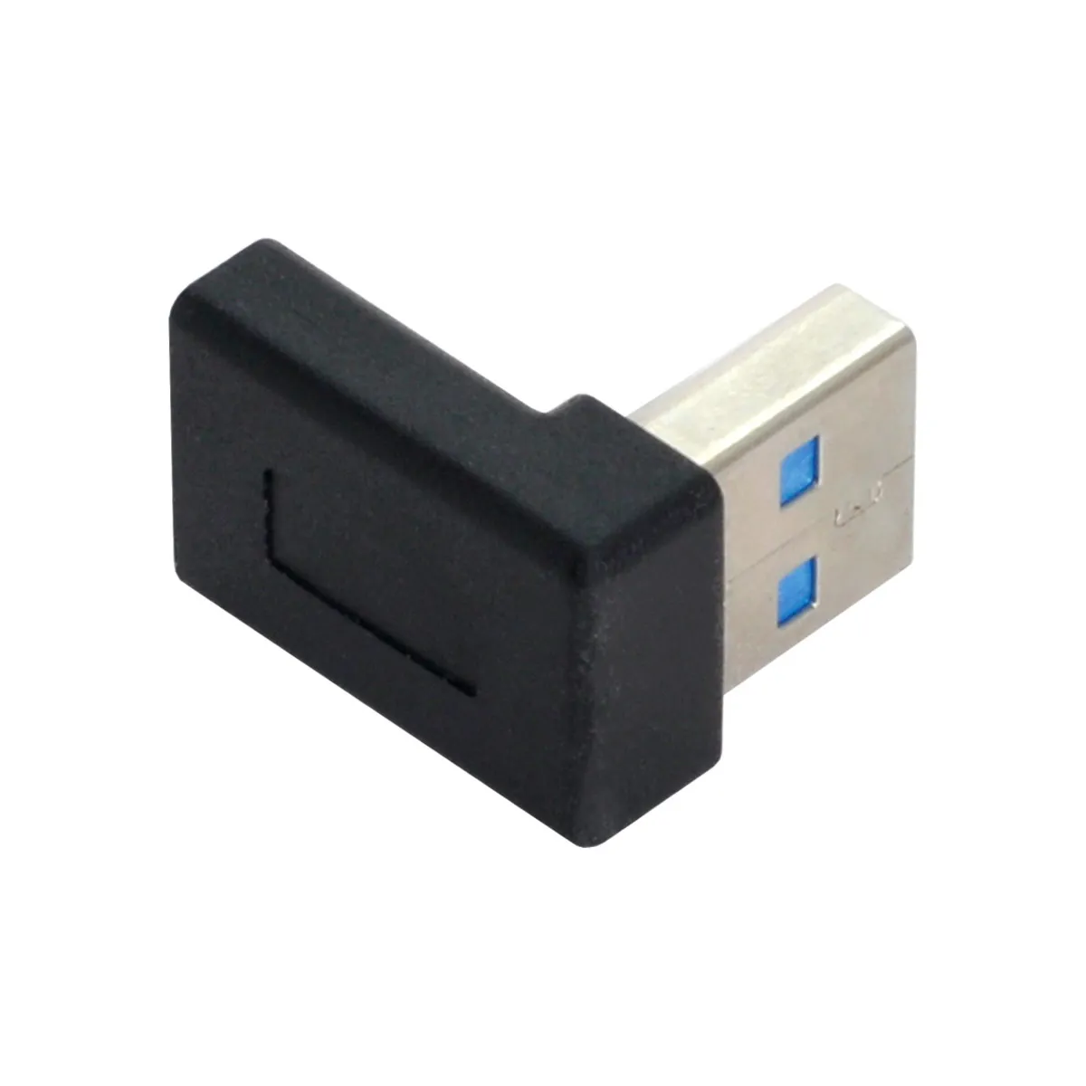 

CY USB-C Type C Female 90 Degree Up Angled to USB 3.0 A Male Data Adapter for Laptop Desktop