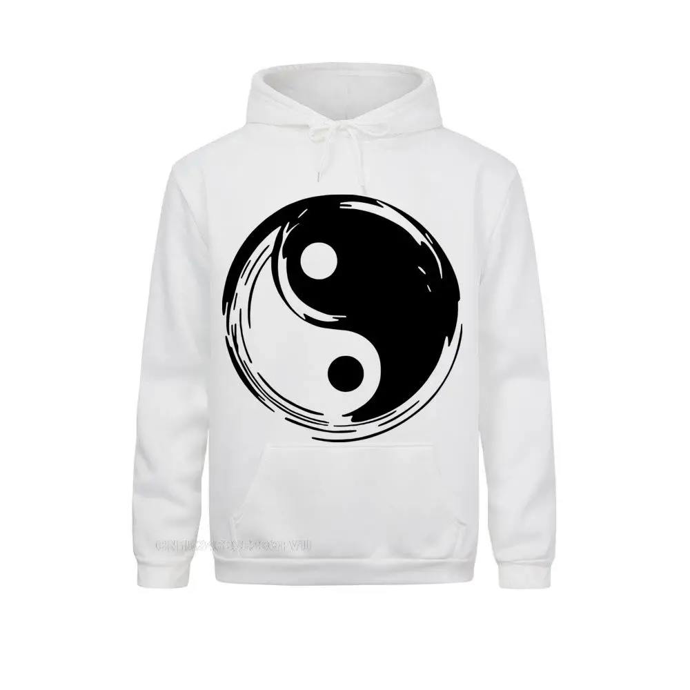 Chinese Tai Chi Yin Yang Printed Sweater Men's Comfortable Cotton Women Christmas Day Fashion Vintage New Tees