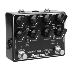 Pédale de préampli basse B7K Ultra V2, microtubes de haute qualité, DemonFX