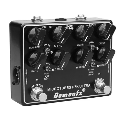 Imagen 2 del producto Pedal de preamplificador DemonFX-Bass, alta calidad, Pedal de efectos de bajo Ultra V2
