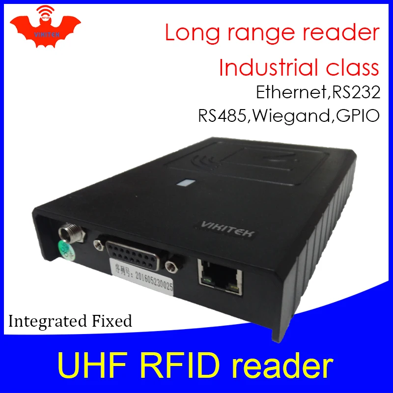 

UHF RFID reader short range Integrated VIKITEK for Manufactory Production line industry class wiegand rs232 485 ehternet reader