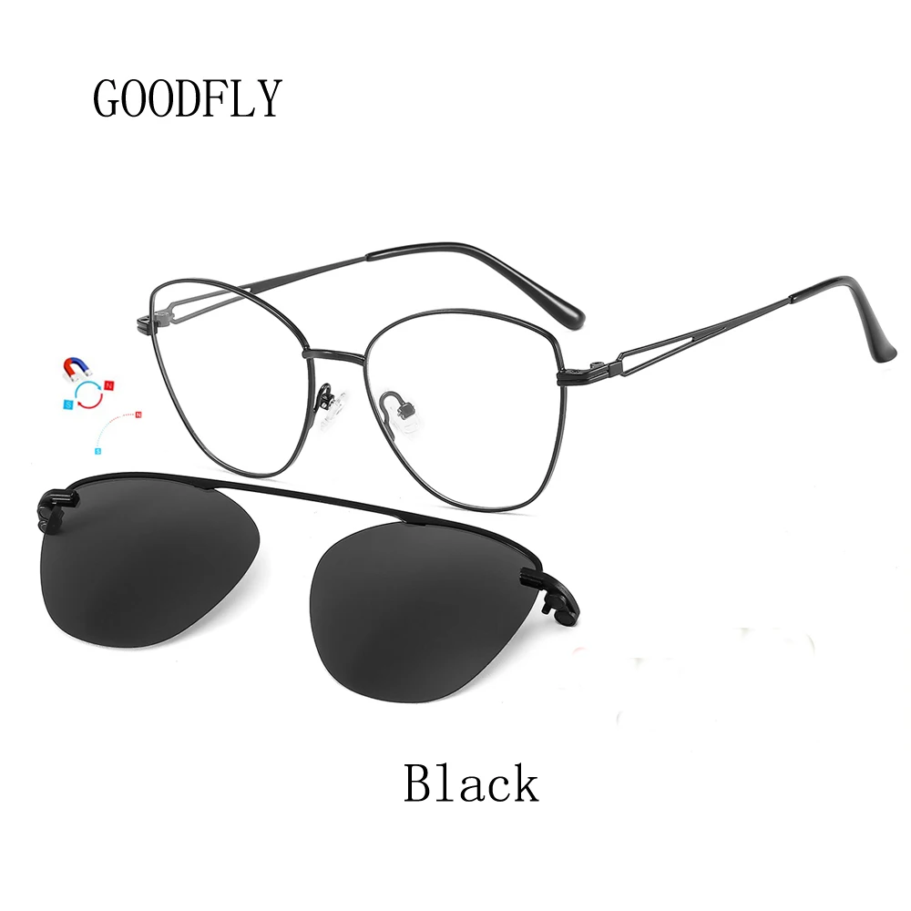 

Polarized Sunglasses Women Men Magnetic Clip On Sunglasses Cat Eye Glasses Frame Of Eyeglasses 2022 Sun Glasses Women Sunglass