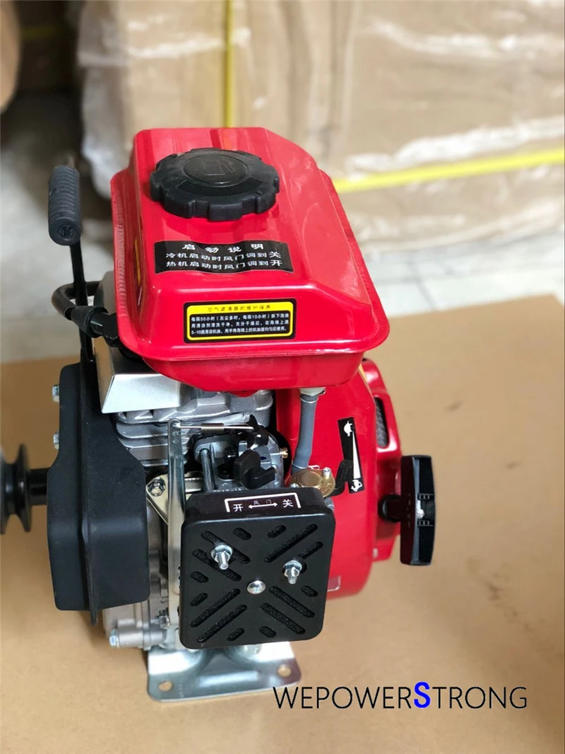 Imagem -06 - Qualidade Chongqing Motor a Gás Pequeno Fresco do ar Pequeno Polia de w v Usada para a Finalidade do Pulverizador do Debulhador Wps154f 98cc 2.5hp 04