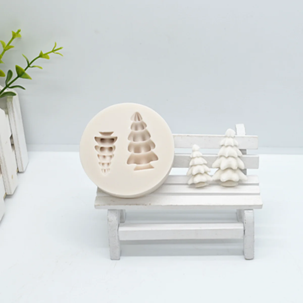 Luyou 3D Christmas Tree Fondant Silicone Mold For Baking ,Cake Decorating Tools Cake Molds Kitchen Baking Accessories FM003