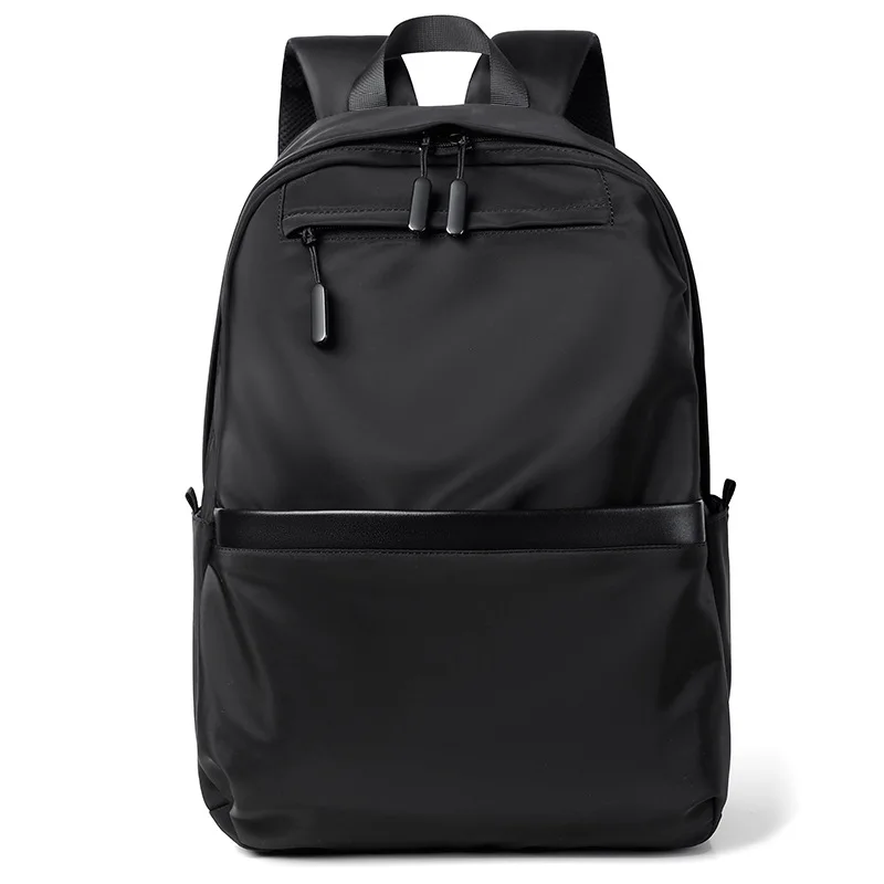 Nieuwe Mode Mannen Polyester Rugzak Zwart Schooltassen Voor Tiener Jongens 15.6 Inch Laptop Rugzakken Mochila Masculina Hoge Kwaliteit