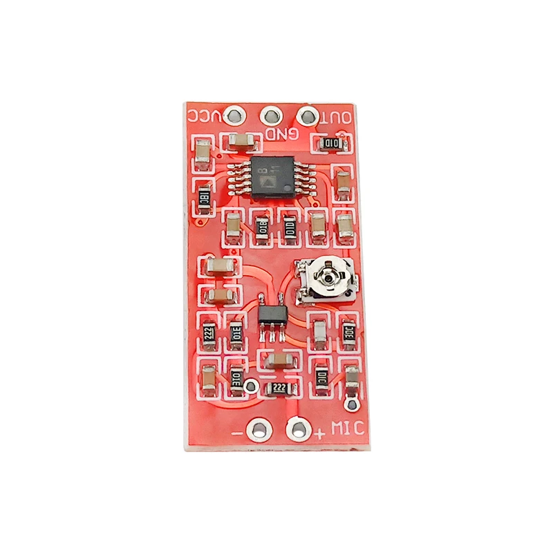 GHXAMP MAX4466 الإلكتريت ميكروفون التضخيم Preamp و مجلس Mic بيك أب وحدة مع SSM2167 صوت ضغط مكبر للصوت 1 قطعة