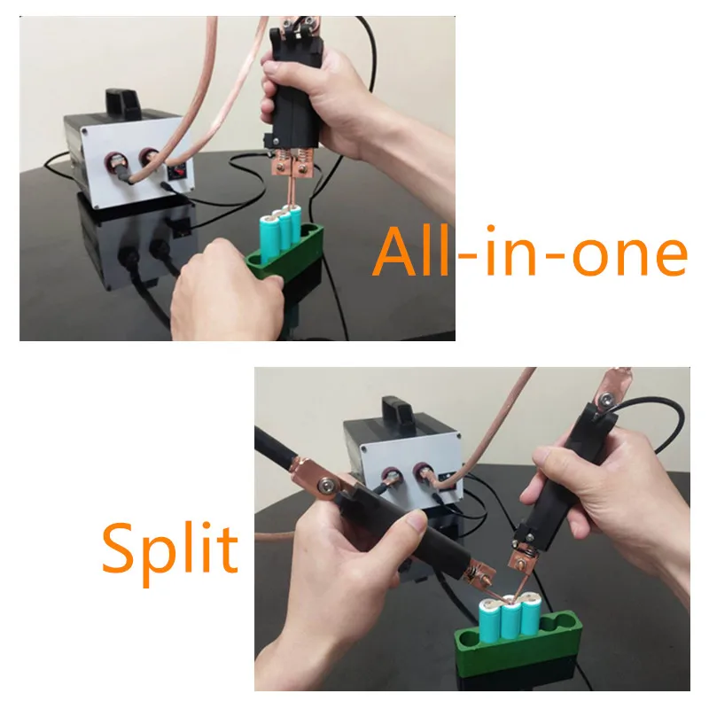 Punktschweißgerät, integrierter Schweißstift, tragbarer automatischer Auslöser, multifunktionale Split-Stumpf-Schweißzange aus Polymer zu Nickel