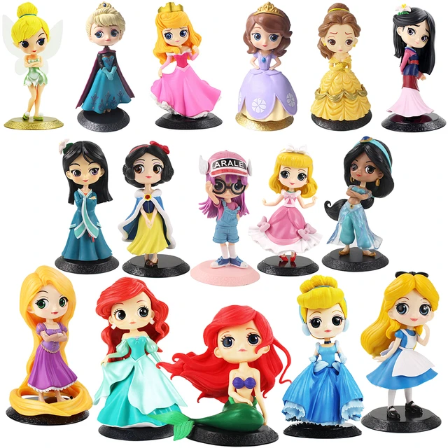 Ariel And Jasmine Kiss|disney Princess Action Figures - Snow White,  Cinderella, Mermaid, Mulan, Belle, Jasmine, Tinkerbell, Rapunzel, Elsa