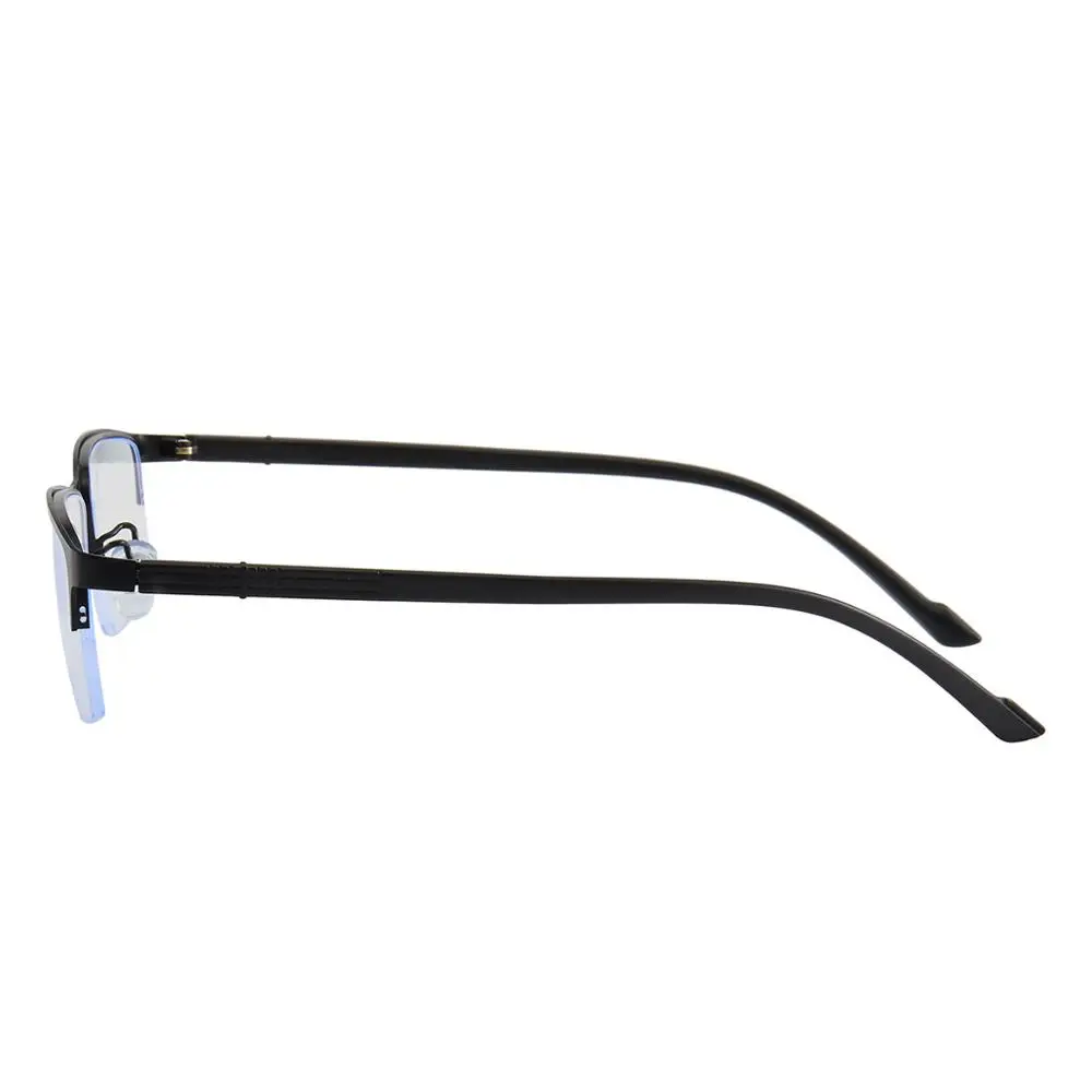 Anti Blue Light Metal Half Frame Myopia Glasses Men Ultralight Finished Shor Sighted Eyewear Women -1.0 -1.5 -2.0 -3.0 -4.0