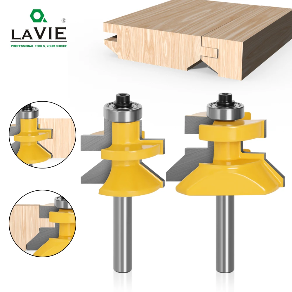 

2pcs 8mm Shank 120 Degree Router Bit Set Woodworking Groove Cutters Tungsten Alloy Wood Tenon Milling Cutter Bits Tools 02122