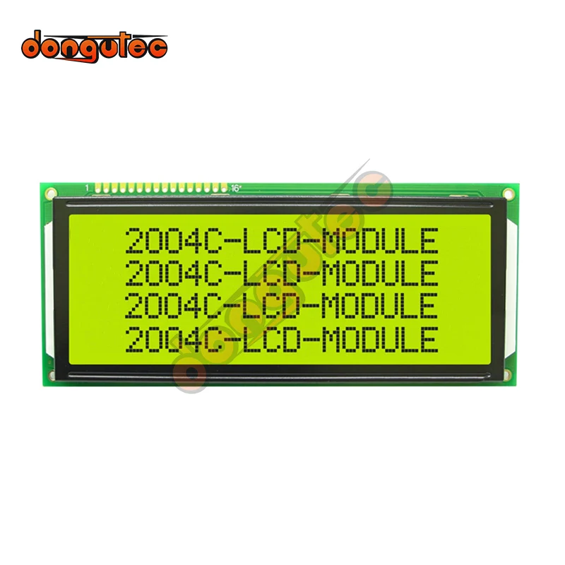 2004 Màn Hình LCD 20X4 Nhân Vật Module Cổng Song Song Màn Hình 5V 2004C Xanh/Vàng Xanh/Xám Tiếng Anh/Tiếng Nga/Nhật/Châu Âu