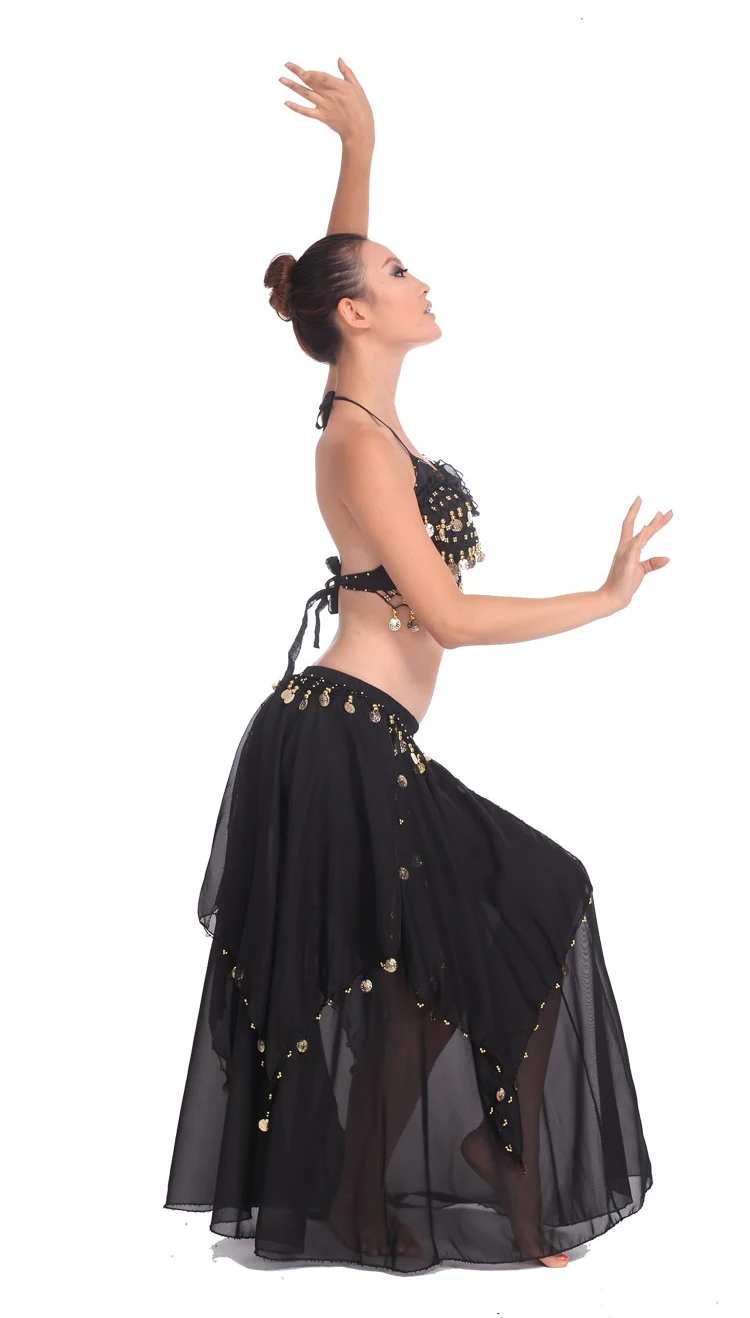 Adult Belly Dance Two-Piece Women Indian Dancing Stage Performance Clothing Variety Of Color Optional