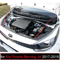 For Kia Picanto For Kia Morning JA 2017-2023 Front Hood Bonnet Modify Lift Supports Struts Gas Spring Cylinders Prop Rod Shocks