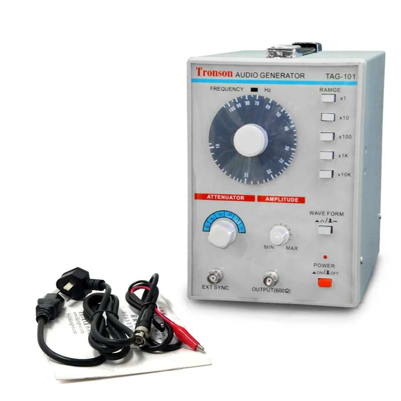 TAG-101 Signal Generator Low Frequency Function Generator Digital Audio Generator Function Measuring  AC 100-240V