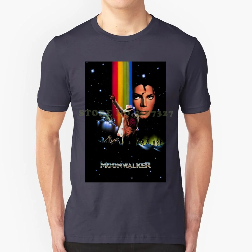 Cool Moonwalker Jackson Movie Poster Ideal Present Unisex Retro Cool Tshirt Print Short Sleeve Tshirt