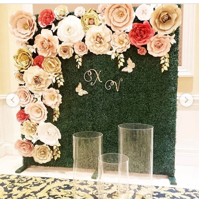 

3pcs/set) acrylic square pillar column plinth pedestal cylinder flower stand for wedding decoration party event248