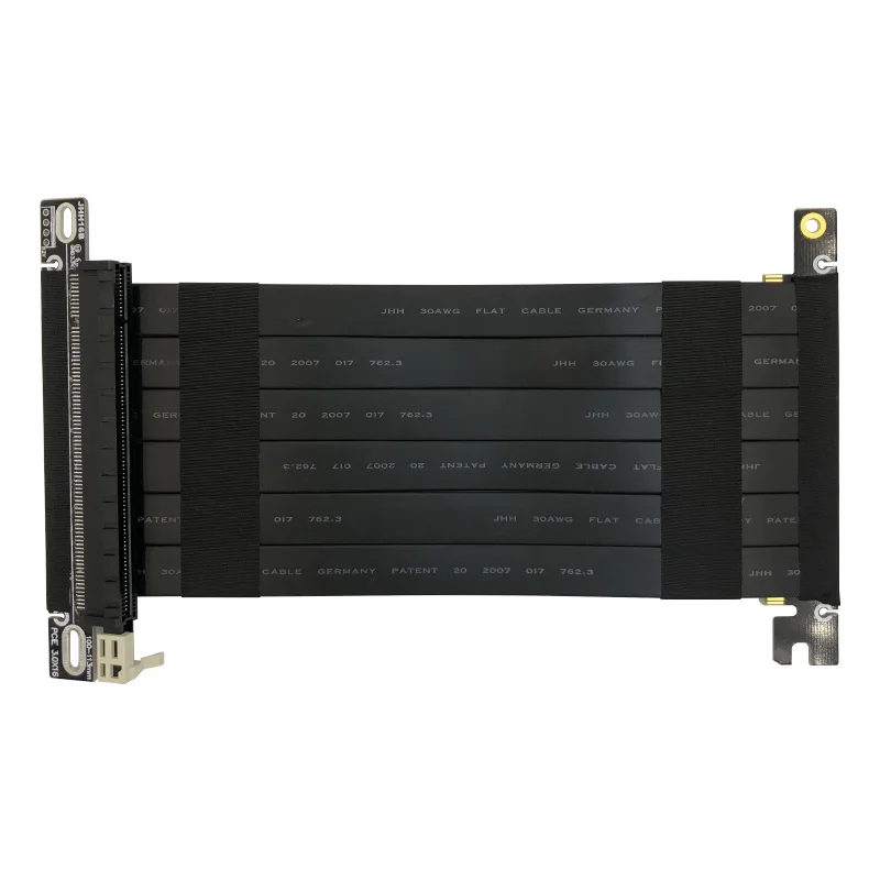 High-Speed PCIe Riser Cable 3.0 X16 Flexible Extender GUP for ITX Chassis Case 18.5cm PCI Express Riser Cable