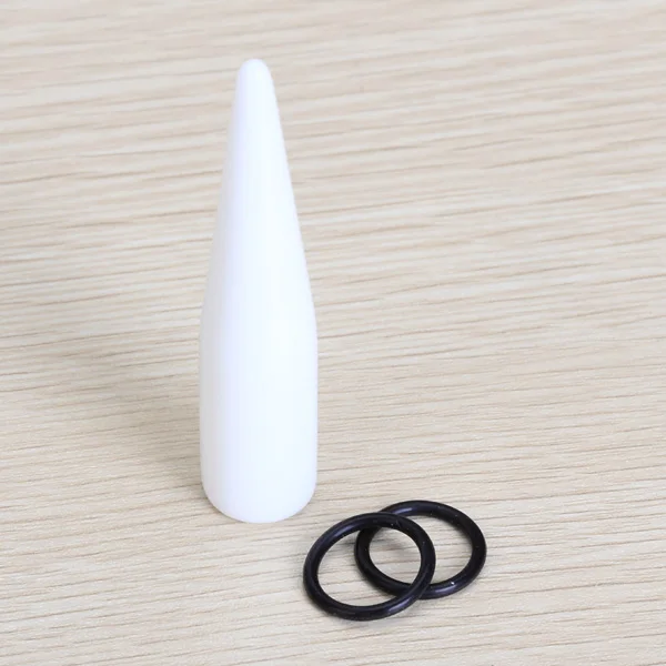 2pcs White Acrylic Taper Ear Expander Stretcher Plug Stretching Jewelry 12mm