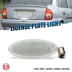 1Pcs 12V 3W LED License Plate Light For Opel Astra F Corsa B Vectra Omega Zafira Agila Tigra Auto Accessories Canbus No Error