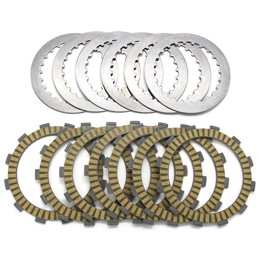 Motorcycle Friction Clutch Plates For Honda CR125R 1986 1987 1988 1989 1990 1991 1992 1993 1994-1999 22201-KS6-700 22321-KA3-710