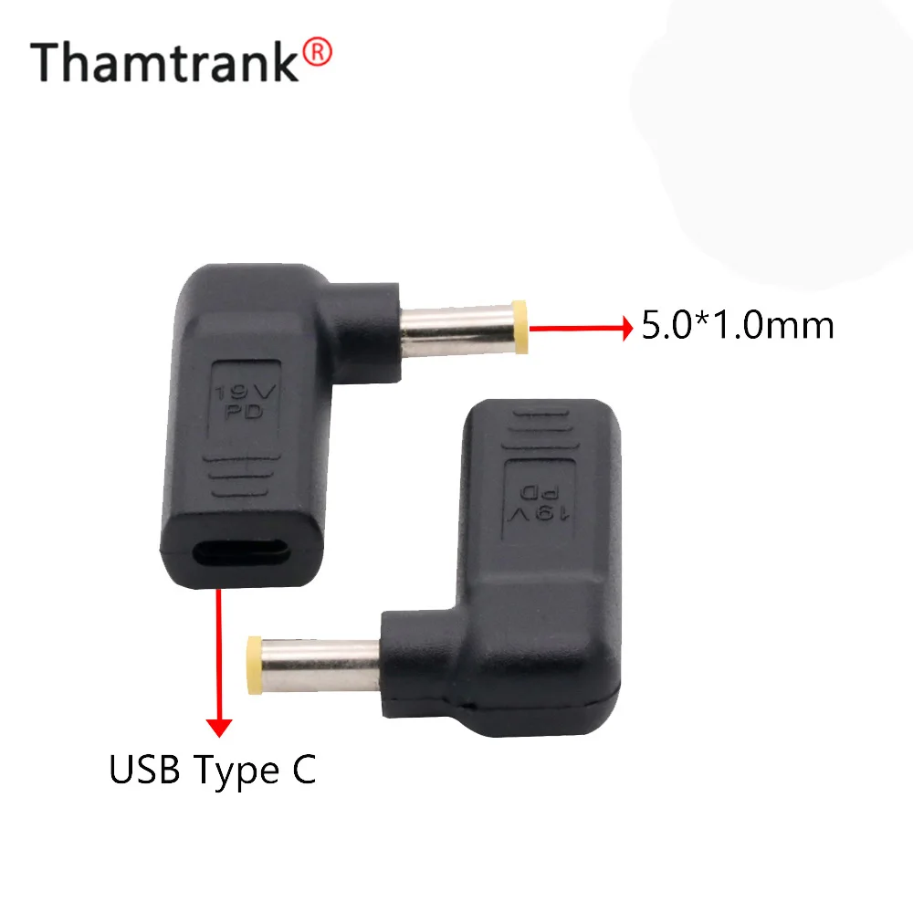 

10pc Laptop Power Adapter Connector 5.0*1.0mm Dc Plug USB Type C Female to Universal Male Jack Converter for Notebook Charger