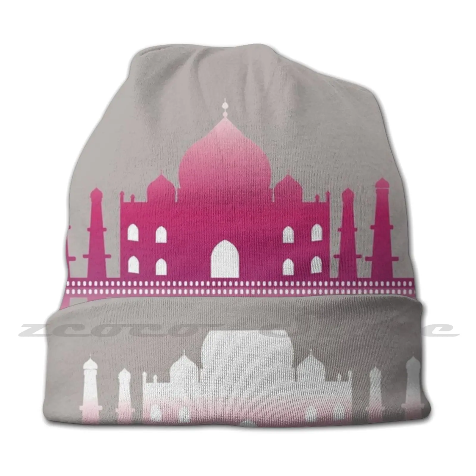 Taj Mahal Personalized Pattern Knit Hats Plus Size Elastic Soft Cap Taj Mahal Indian India Taj Mahal Taj Mahal Artwork Indian