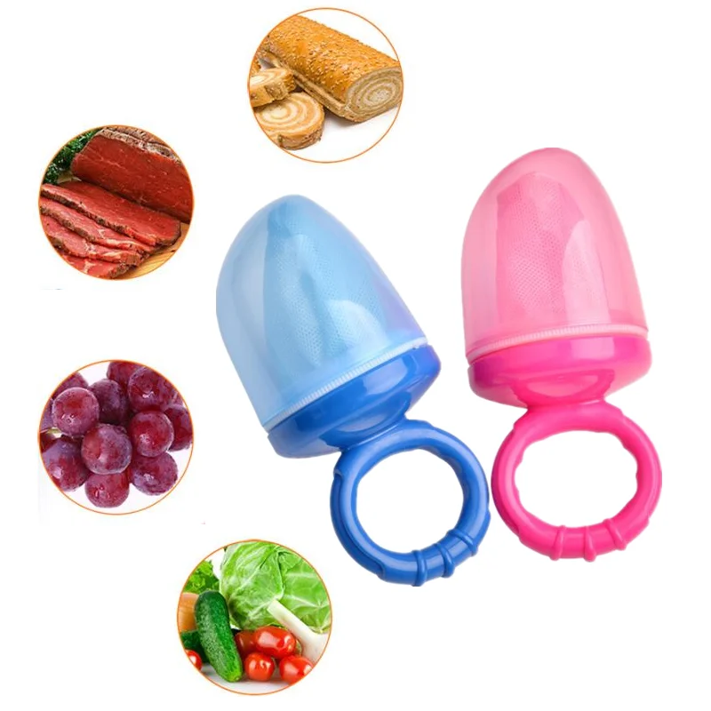 

New Baby Pacifier Fresh Food Nibbler Feeder Newborn Safety Feeding Nipple Mesh Bag Infant Chew Fruits Vegetables Chupeta Soother