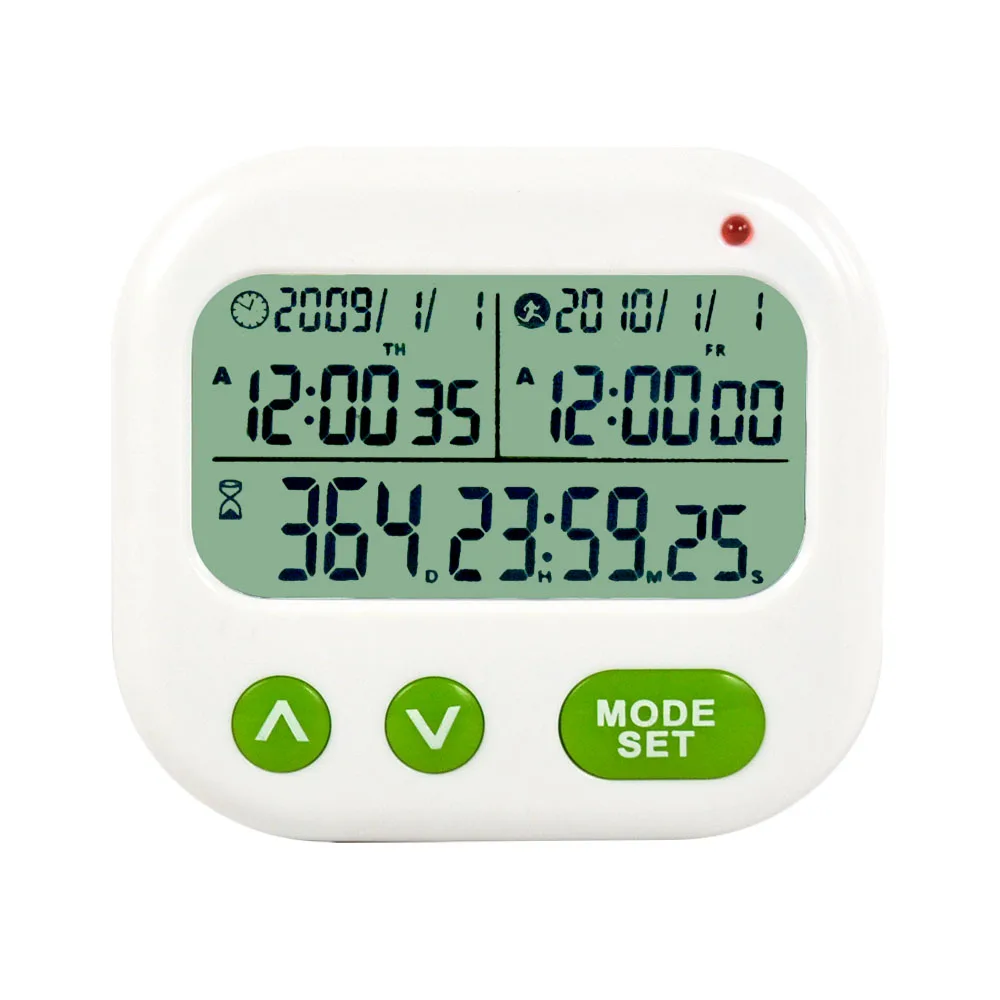 Searon Digital Countdown Timer with Alarm Clock Event Reminder 1999 Days Calendar Timers