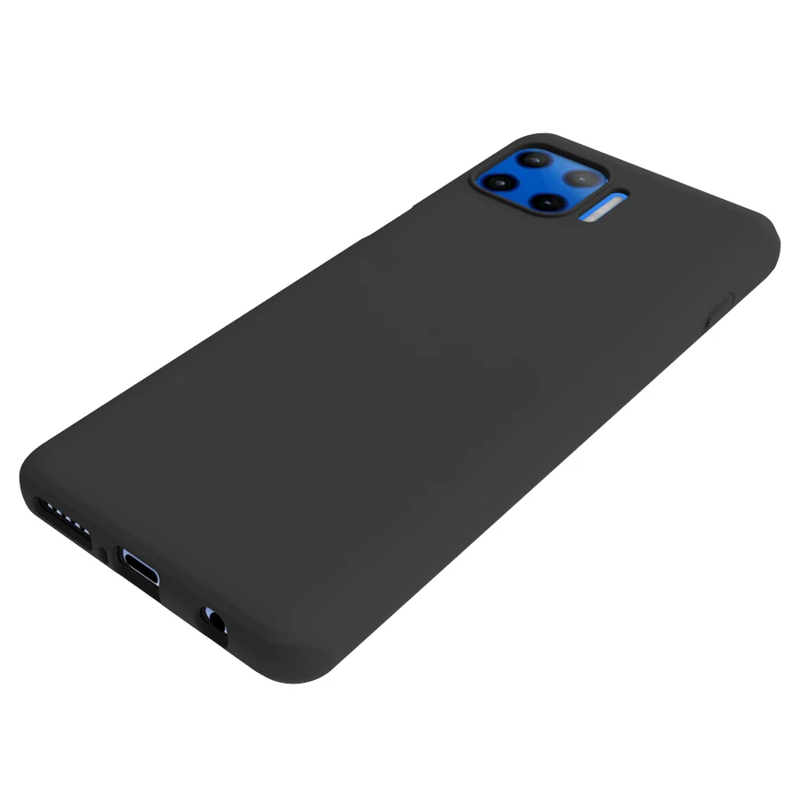 for Moto One 5G Phone Case,Black Matte Non-Slip Skid-proof  Soft TPU Silicone Case Cover for Motorola Moto G 5G Plus