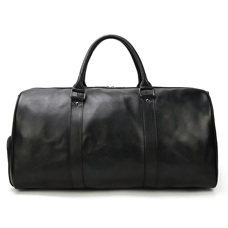 Big Capacity Genuine cow Leather Men Travel Bags fit 16 inch laptop cowhide Duffel Bag luggage Weekend Large Tote Crossbody Bags