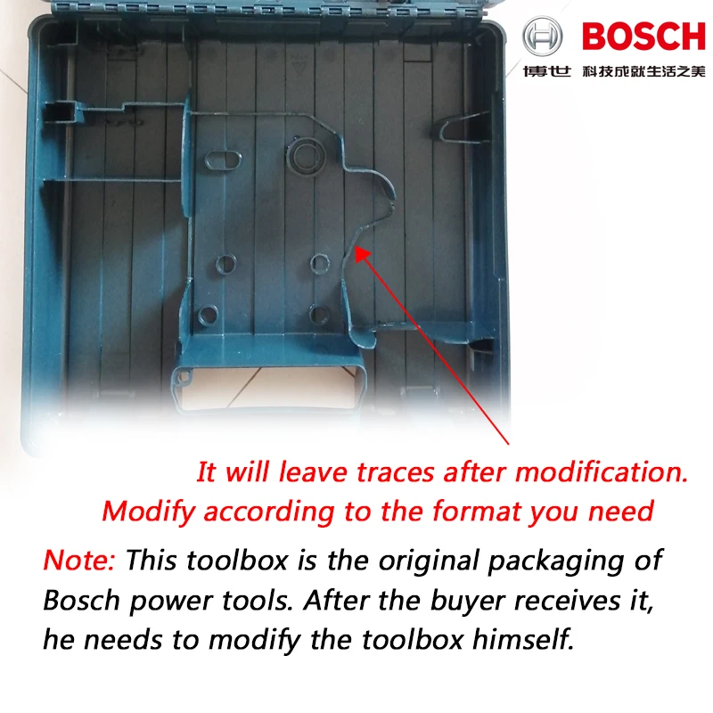 Bosch Toolbox (modified) Rechargeable Drill Electric Drill Impact Drill Household Universal Suitcase Size: 34CM×28CM×10CM