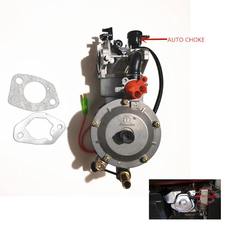 

LPG Conversion Kit for Gasoline Generator EC6500 EC7500 DP8000 GX390 188F 190F 5.5KW 6.5KW 8KW Auto Choke LPG NG Carburetor