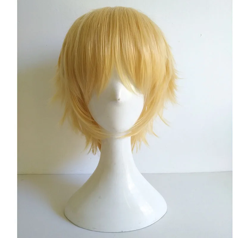 Alibaba Saluja Sarujia Gilgamesh Shinomiya Natsuki Panty Wig Heat Resistant Synthetic Hair Cosplay Costume Wigs + Wig Cap