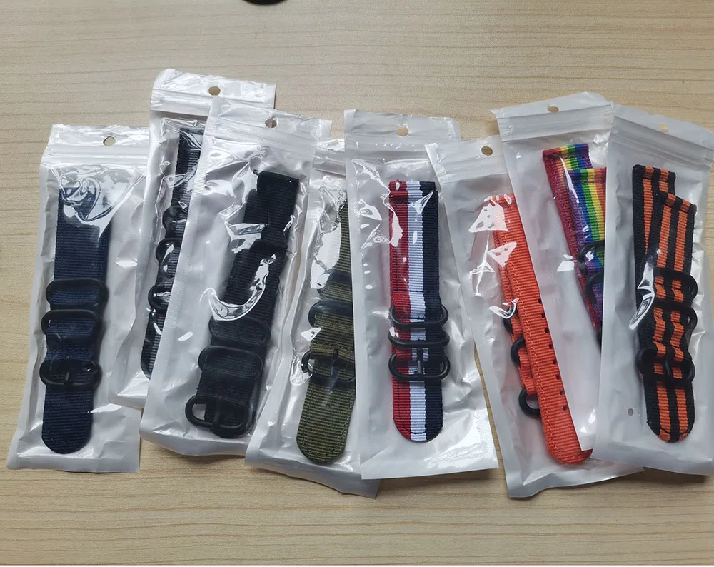 Pulseira de lona de nylon para xiaomi, correia de substituição para smartwatch huami amazfit bip/amazfit bip u pro, 20mm