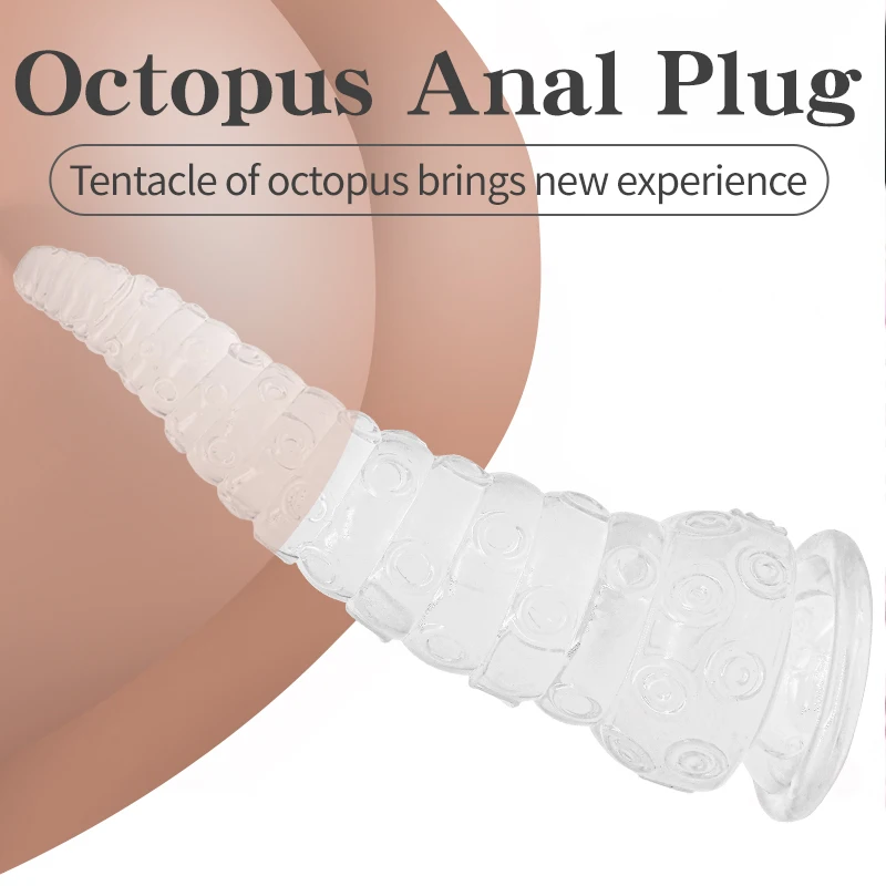 

Octopus Tentacle Anal Plug Monster Dildo Huge Butt Plug Sex Toys For Men and Women Anal Dildos Prostate Massage Big Butplug